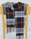 Classic lattice men soft shawl plaid scarves shawl wraps shawl neckerchief headband muffler