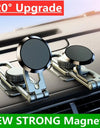 720 Magnetic Car Phone Holder Stand Levitation Screen Alloy Dashboard Magnet Car Mount Smartphone Mobile Support In Car Bracket