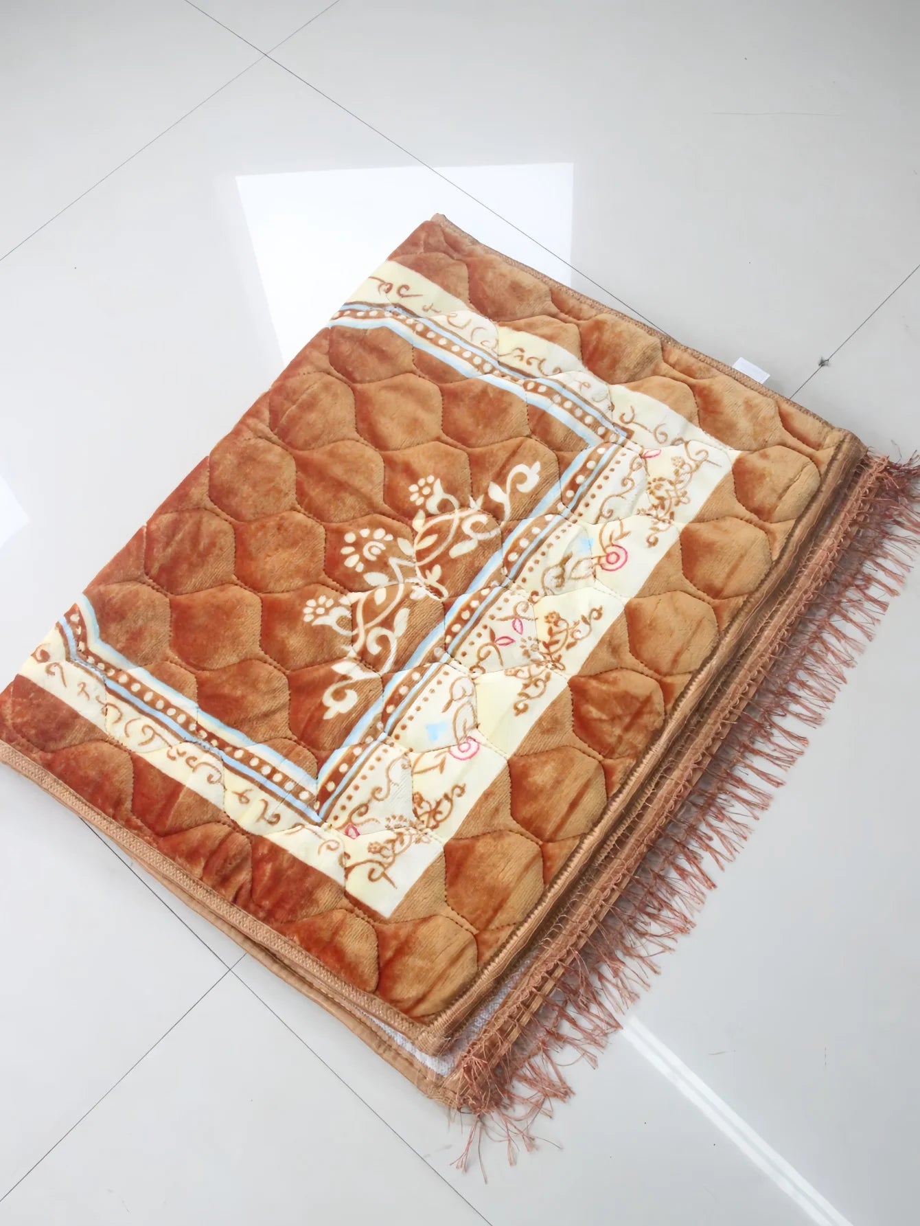 Muslim Prayer Rug Soft 80*120cm Large Prayer Mat Islam Padded Islamic Prayer Mat Thick for Men and Women