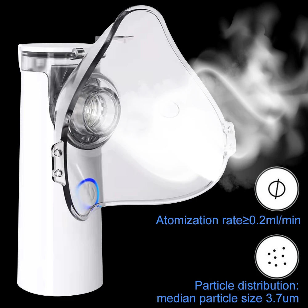 Handheld Portable Autoclean Inhale Nebulizer Mesh Atomizer Silent Inhaler Nebuliser Inhalator for Adult  Nebulizador