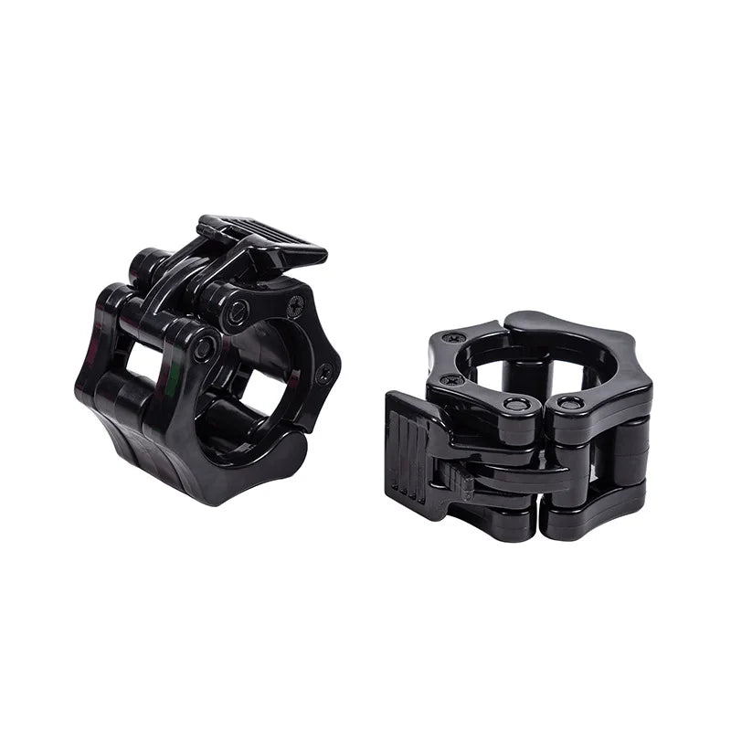 2.5CM 2pcs Release Barbell Clamps Spin Lock Barbell Collars Weight Bar Clips Weightlifting  Strength Training