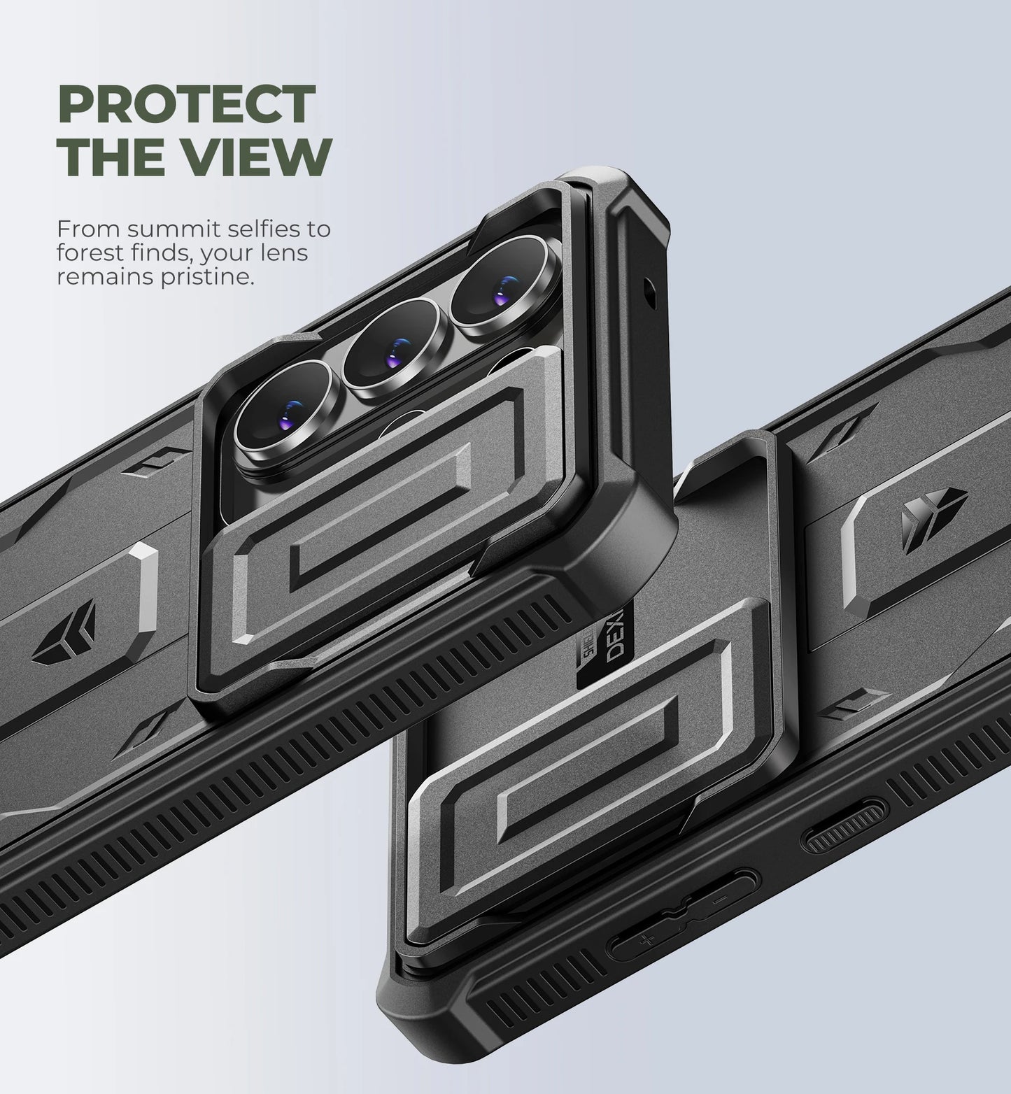For Samsung Galaxy S26/S26 Plus/S26 Ultra 2026Case Full Body Shockproof Camera Cover &Built-in Screen Protector Kickstand
