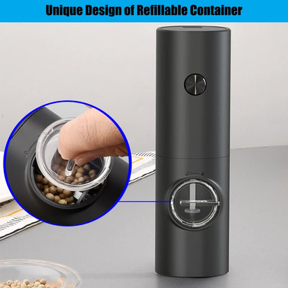 Electric Automatic Mill Pepper And Salt Grinder With LED Light  Adjustable Coarseness Produced By Xiaomi Partner Manufacturers