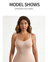 1 Piece Solid Seamless Shaping Shapewear Bodysuit, Tummy Control Butt Lifting Slimmer Body Shaper, Women's Underwear & Shapewear