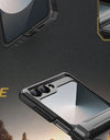 Magnetic for Z Flip 6 Case Hinge Protection Front Screen Protector Military-Grade Protective Ring Kickstand Magsafe Phone Case