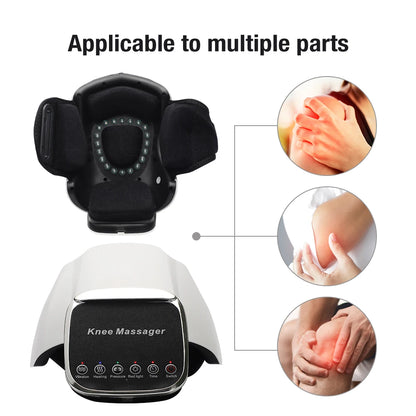 Heated Knee Massager Electric Heating Knee Protector Vibration Vibrating Hot Compress Joint Massager USB Charging