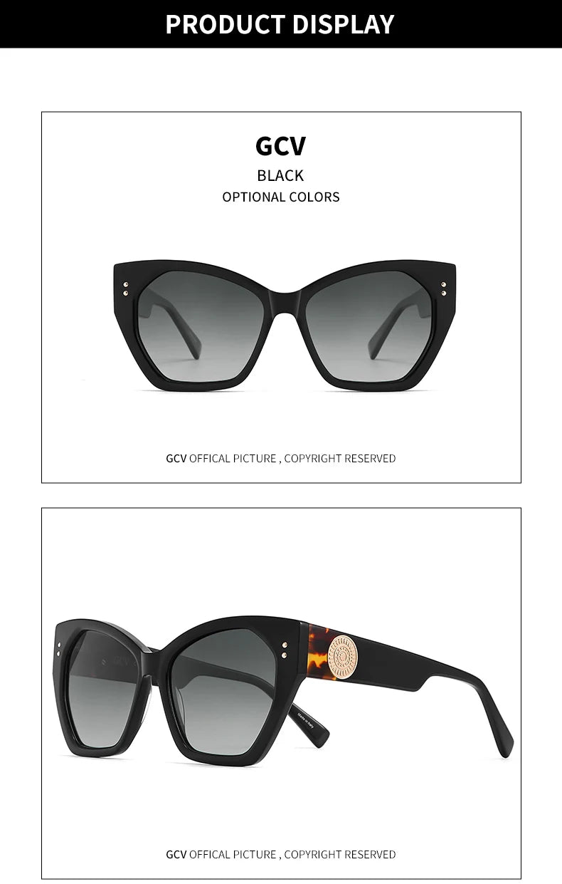 Butterfly Frame Women Polarized Sunglasses Acetate UV400 Fashion Party Eyewear