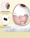 Wearable BPA-Free Wireless Bra Breast Pump with Cordless Bottle Design Wearable Silicone Flange Milk Manual Breast Pump