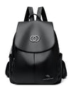 Backpack High Quality Leather Large Capacity Shoulder Bag Travel Backpack