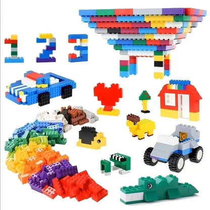 Kids DIY Building Blocks Set Toys Urban Classic Building Blocks Assembled Educational Toys for Boys Girls Christmas Gift