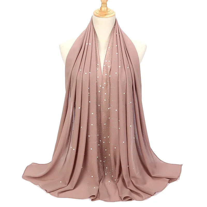 Chiffon Hijabs Scarf Turbans High Quality Chiffon Shawls For Muslim Veil Islamic Malaysian Women Veil Hijabs Scarf Long Shawls