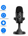 USB Condenser Recording Microphone BY-CM5 Tabletop Real-Time Studio Video Mic for PC iPhone Youtube Livestream Game Podcast