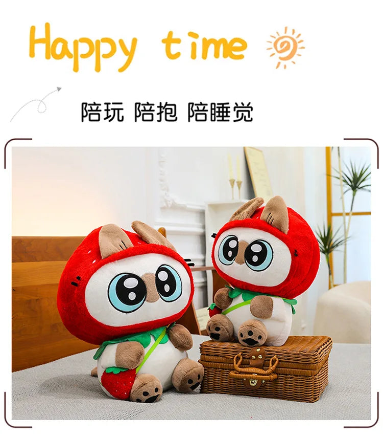 Kawaii Siamese Cat Plush Stuffed Doll Pillow Toy
