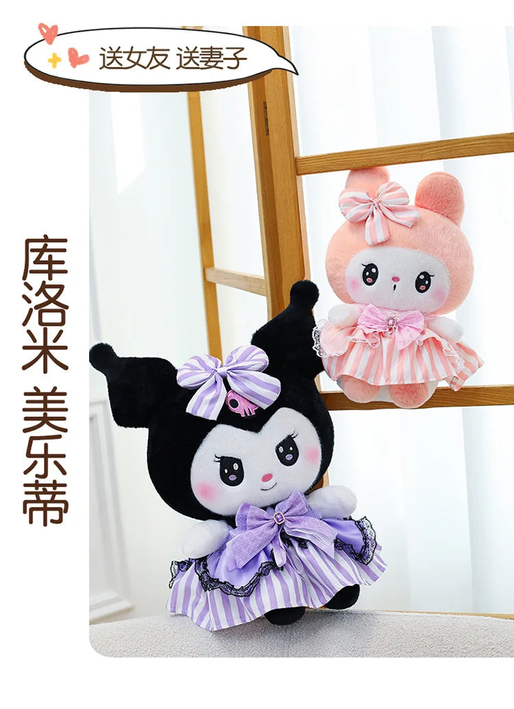 Cute Character Diamond Bow Plush Stuffed Doll Pillow Toy