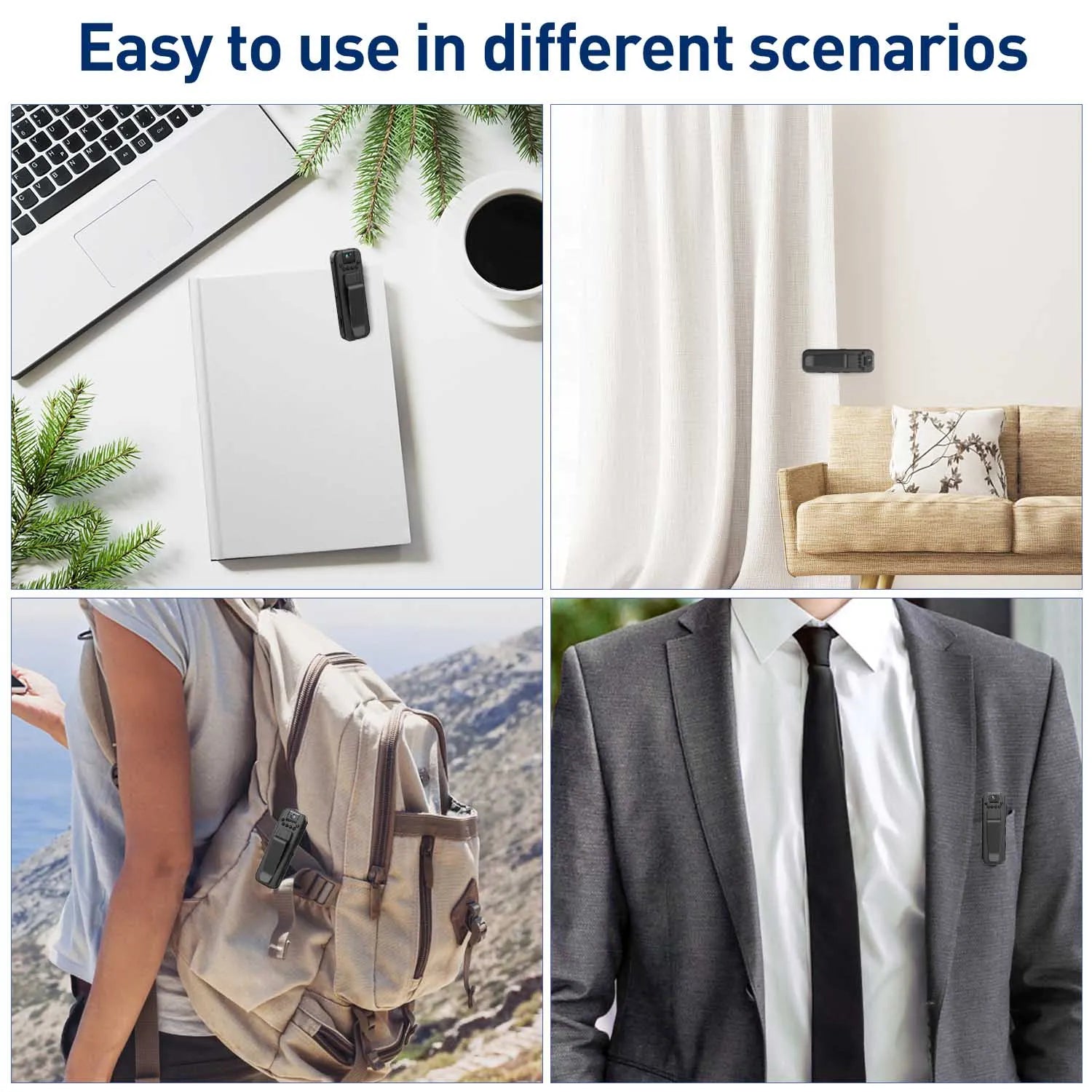 HD 1080P Body Mini Camera Portable Small Digital Video Recorder Police BodyCam Infrared Night Vision Miniature Camcorder