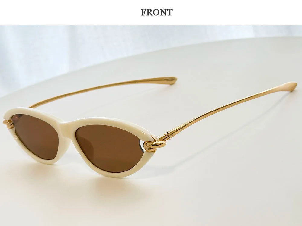 Vintage Cat Eye Sunglasses With UV400 Protection