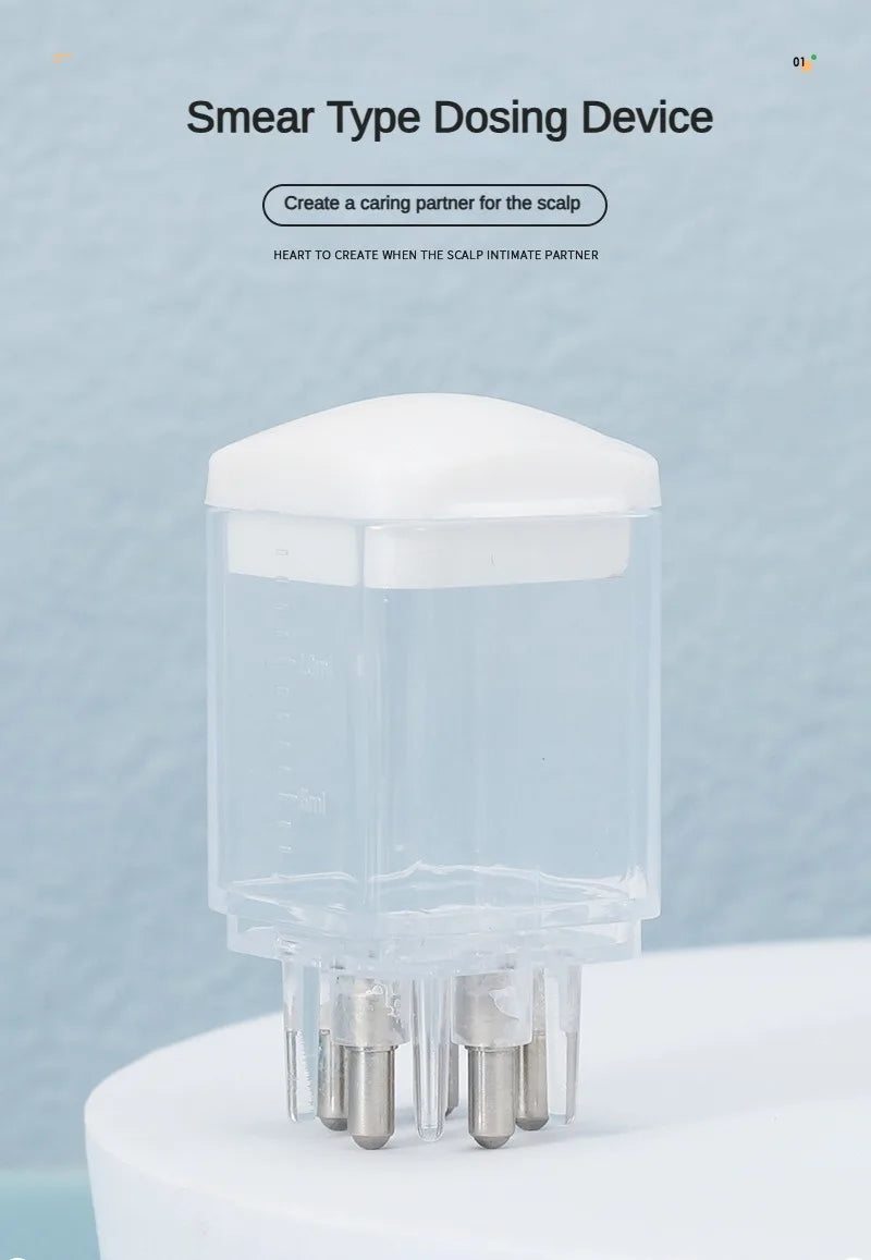 Scalp Applicator Minoxidil 1-6ml Essence Hair Growth Fluid Ball Massage Head Drug Delivery Smear Liquid Guide Comb