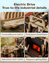 3D Wooden Puzzle Car Model Building Kit Steam Locomotive Model Kits Wooden Puzzle 469 Parts
