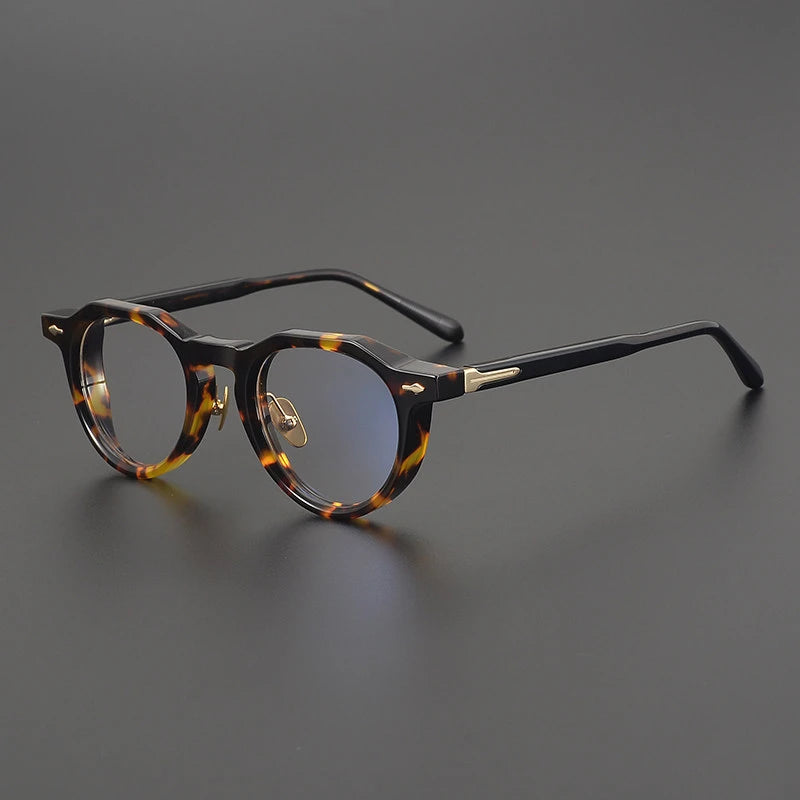Vintage Oval Acetate Optical Eyeglasses Frame