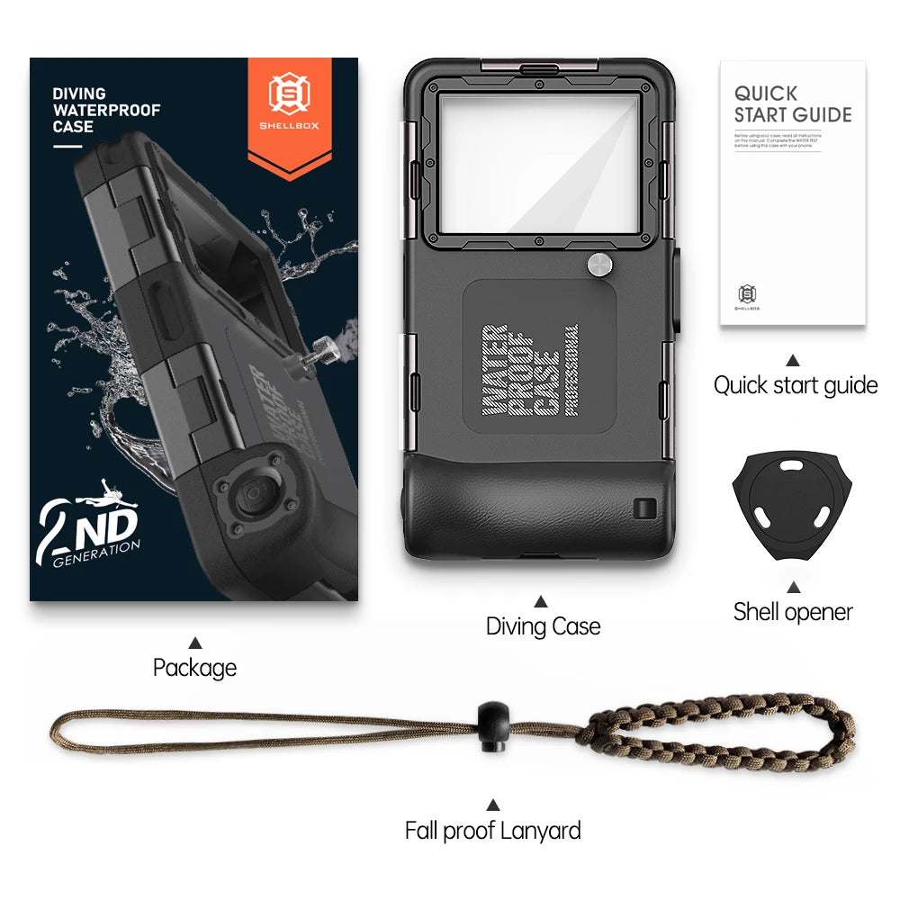multicolor IP68 standard 15M/50ft diving/swimming photography professional diving waterproof Phone Case