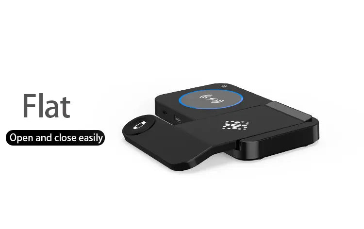 Portable Desktop Mobile Phone Wireless Charger Station 3In1 4 3 In One 3 In 1 Folding Megnetic Foldable 10W 15W Wireless Charger