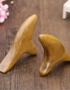 1 PC Neck Foot Wood Trigger Point Massage Gua Sha Tools,Home Gym Professional Wooden Therapy Massage Tool for Back Leg Hand Face