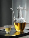 500ml Imitation Song High Borosilicate Glass Teapot Heat Resistance Tea Brewing Glass Tea Pot Traditional Kung Fu Tea Set