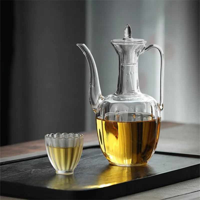 500ml Imitation Song High Borosilicate Glass Teapot