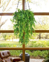 80CM Artificial Persian Fern Plants Vine Hanging Baskets Fake Plant Garland Rattan for Wall Garden Home Wedding Party Decor