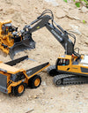 RC Remote Control Toys Cars Excavator Bulldozer Dump Truck 2.4G High Tech Vehicle Engineering Cars Model For Boys Birthday Gifts