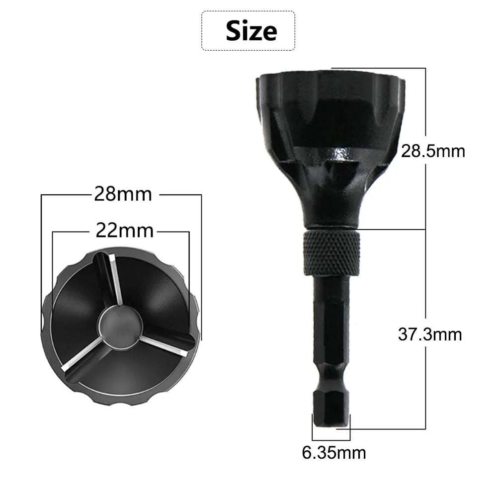 Deburring Tungsten Steel Chamfer Thread Trimmer Alloy Remove Burr Screw Rod Bolt Deburring Tool