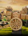 Wheeled Siege Artillery 3D Wooden Puzzle Game Toys