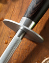 Professional Chef Knife Sharpener Rod High Carbon Sharpening Stick Honing Steel For Kitchen Knife Stainless Steel Knives