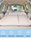 Car Inflatable Bed Mattress Interior Travel Flocking SUV Bed Mattress Car Interior Air Cushion Travel Bed