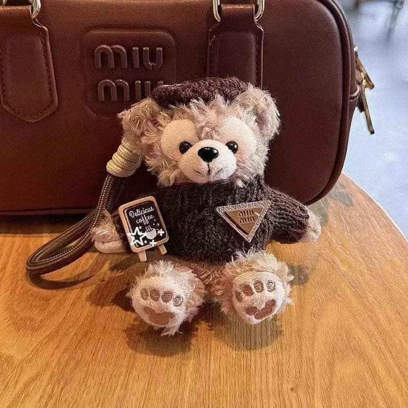 Duffy ShellieMay Plush Keychain Soft Stuffed Backpack Pendant 12cm