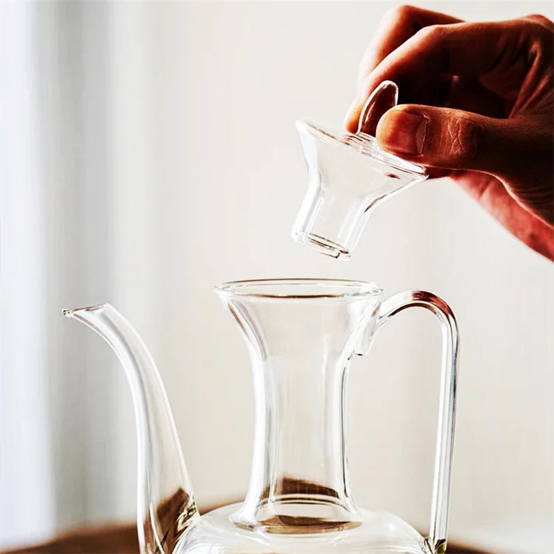 500ml Imitation Song High Borosilicate Glass Teapot