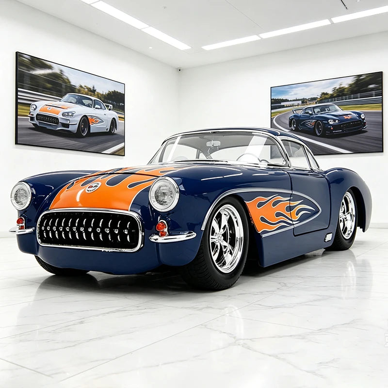 1 24 Scale Corvette 1957 Diecast Model Car