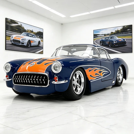 1 24 Scale Corvette 1957 Diecast Model Car