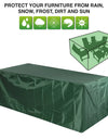 17 Sizes Waterproof Outdoor Patio Garden Furniture Covers 210D Rain Snow Chair covers Sofa Table Chair Dust Proof Cover Green