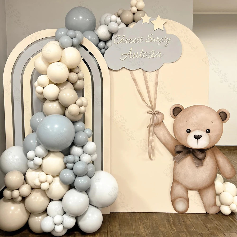 18/36inch Bear Cutout for  Shower Decorations We can Bearly Wait Bear Mosaic Board for Birthday Welcome  Backdrop Decor