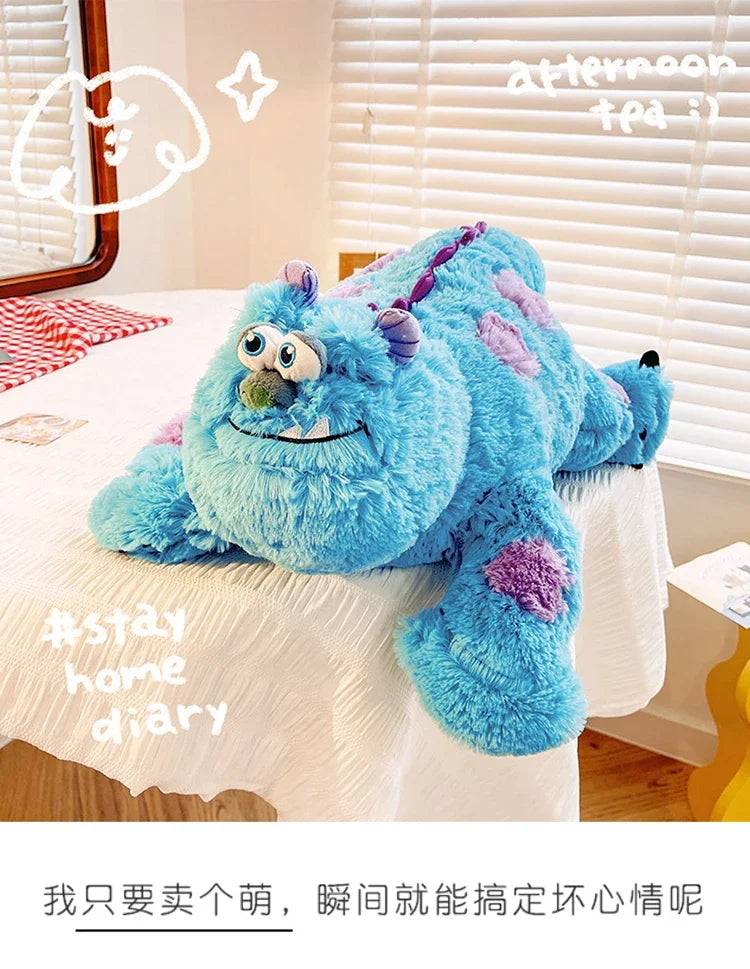 140cm Disney Large James P. Sullivan Stuffed Toys Monsters Plush Dolls  Anime Soft Pillow Room Deco Kawaii Pillow Hugs Kid Gifts