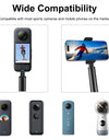 2m Metal Selfie Stick Monopod for Insta360 One RS / X2 / X3 Action Cameras  Aluminum Alloy Selfie Stick with 1/4 Screw