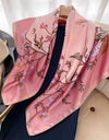 Square Women Scarves Silk Office Ladies Hair Neck Bandanna Headband Foulard Headcloth Muslim Headscarf Female muffler