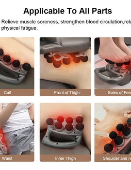 Fascia  16-Head Muscle Massage  Professional Body Leg Back Shoulder Waist Fascia  High Frequency Vibration Massager