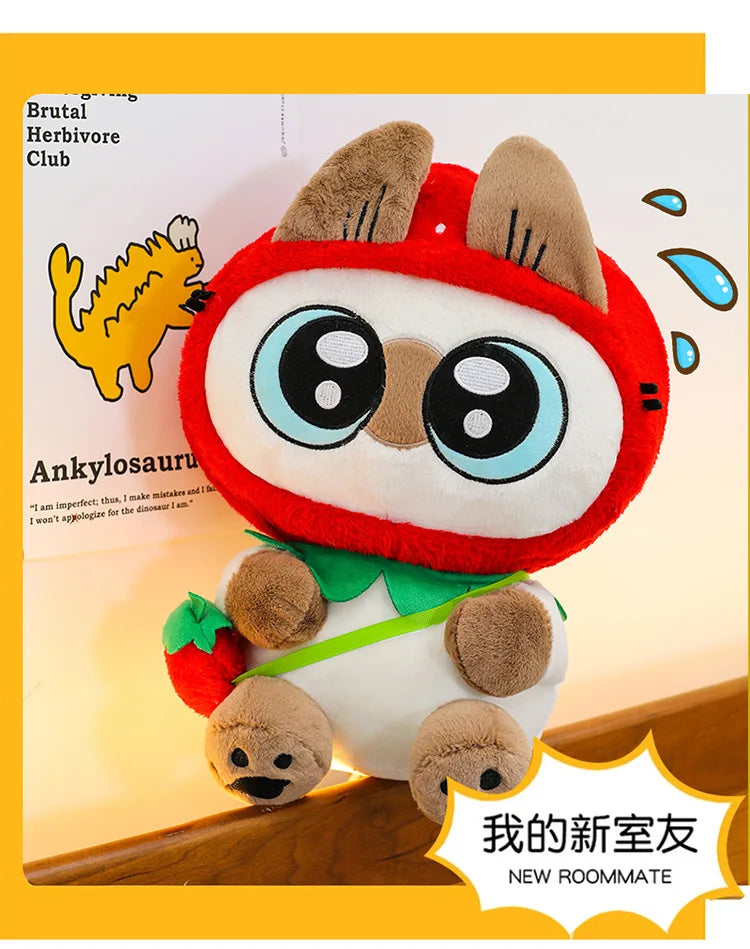Kawaii Siamese Cat Plush Stuffed Doll Pillow Toy