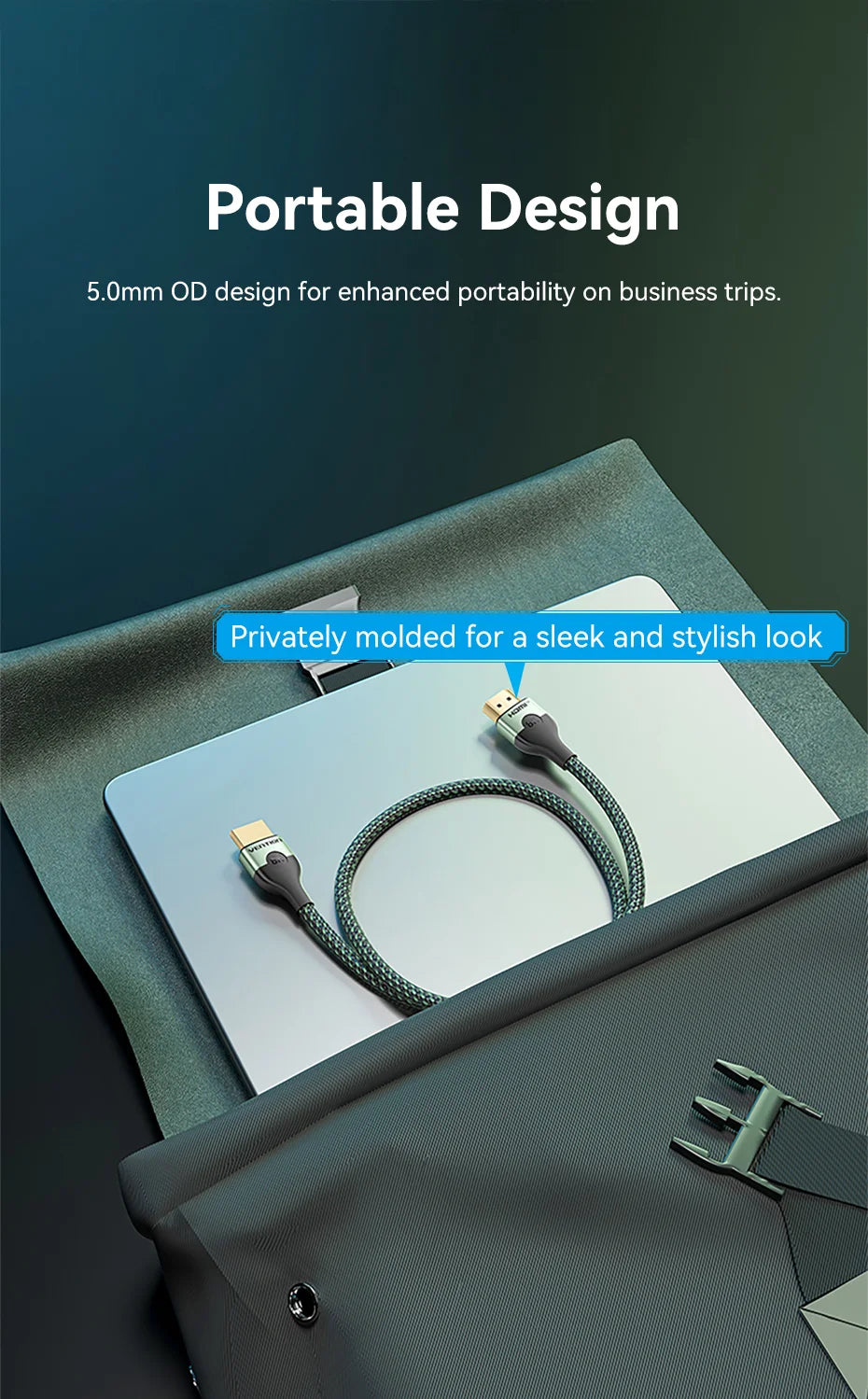 8K HDMI 2.1 Cable for Xiaomi TV Box PS5 48Gbps 8K/60Hz 4K/120Hz HDMI Cable HDR10+ HDCP2.2 for PS4 HDMI Splitter 8K HDMI