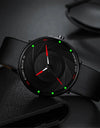 Minimalist Men's Fashion Watches Ultra Thin Stainless Steel Mesh Belt Quartz Wrist Watch Men Casual Leather Clock