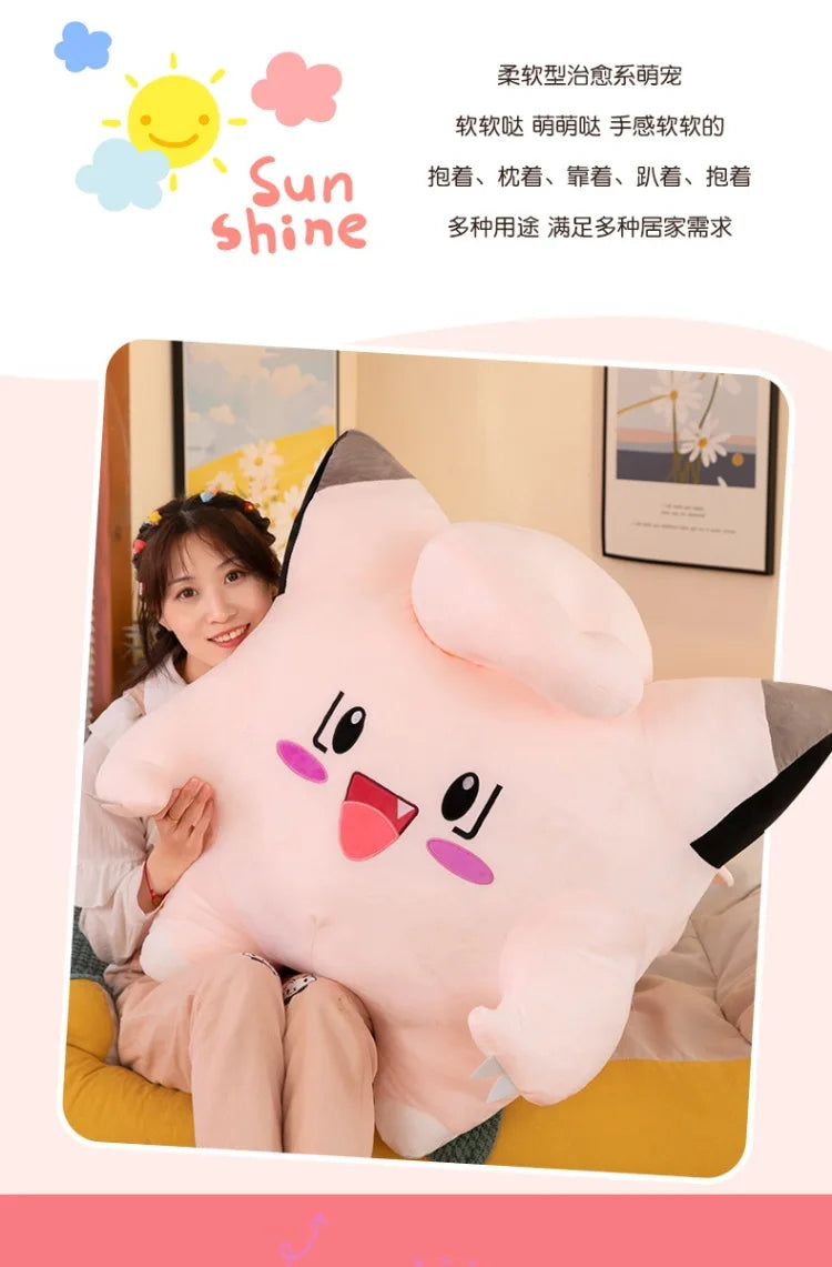 Pokemon Kawaii Clefairy Plush Toy Stuffed Doll Digital Monster Pikachu Cute Kids Birthday Xmas Gift for Boys Girls Sofa Pillow
