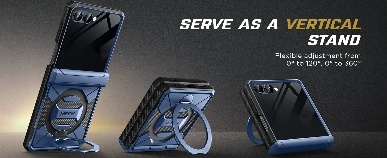 Magsafe  Stand for Z Flip 7 Case with Privacy Screen Protector Full Coverage Hinge Protection Shockproof Slim Phone Case