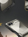 Magnetic for Z Flip 6 Case Hinge Protection Front Screen Protector Military-Grade Protective Ring Kickstand Magsafe Phone Case